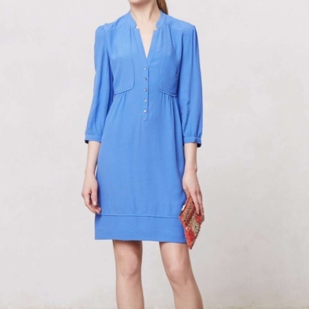 Anthropologie Maeve Taryn Crepe Shift Career Dress